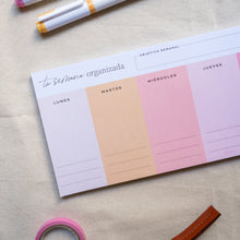 Cargar imagen en el visor de la galería, Planner semanal