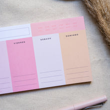 Cargar imagen en el visor de la galería, Planner semanal