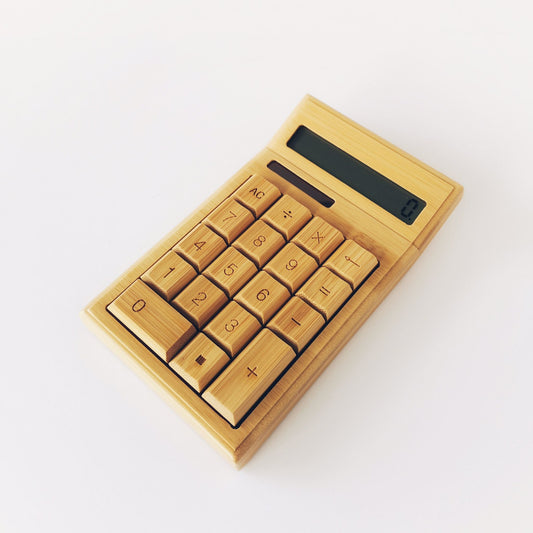Calculadora de bambú