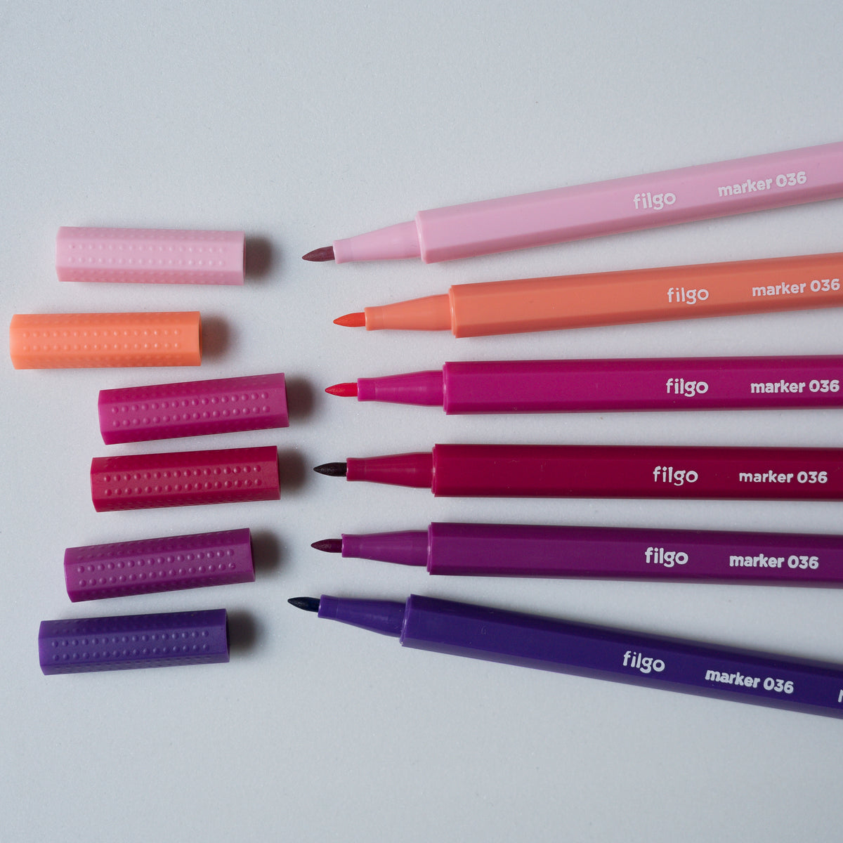 Marcadores finos Pink Up! x6